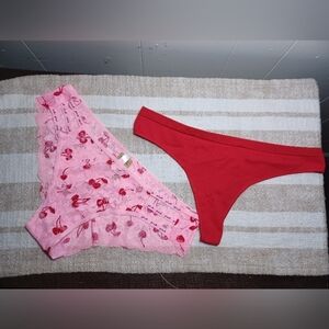 Victoria's Secret Pink and Red Bottoms Playful and Smooth